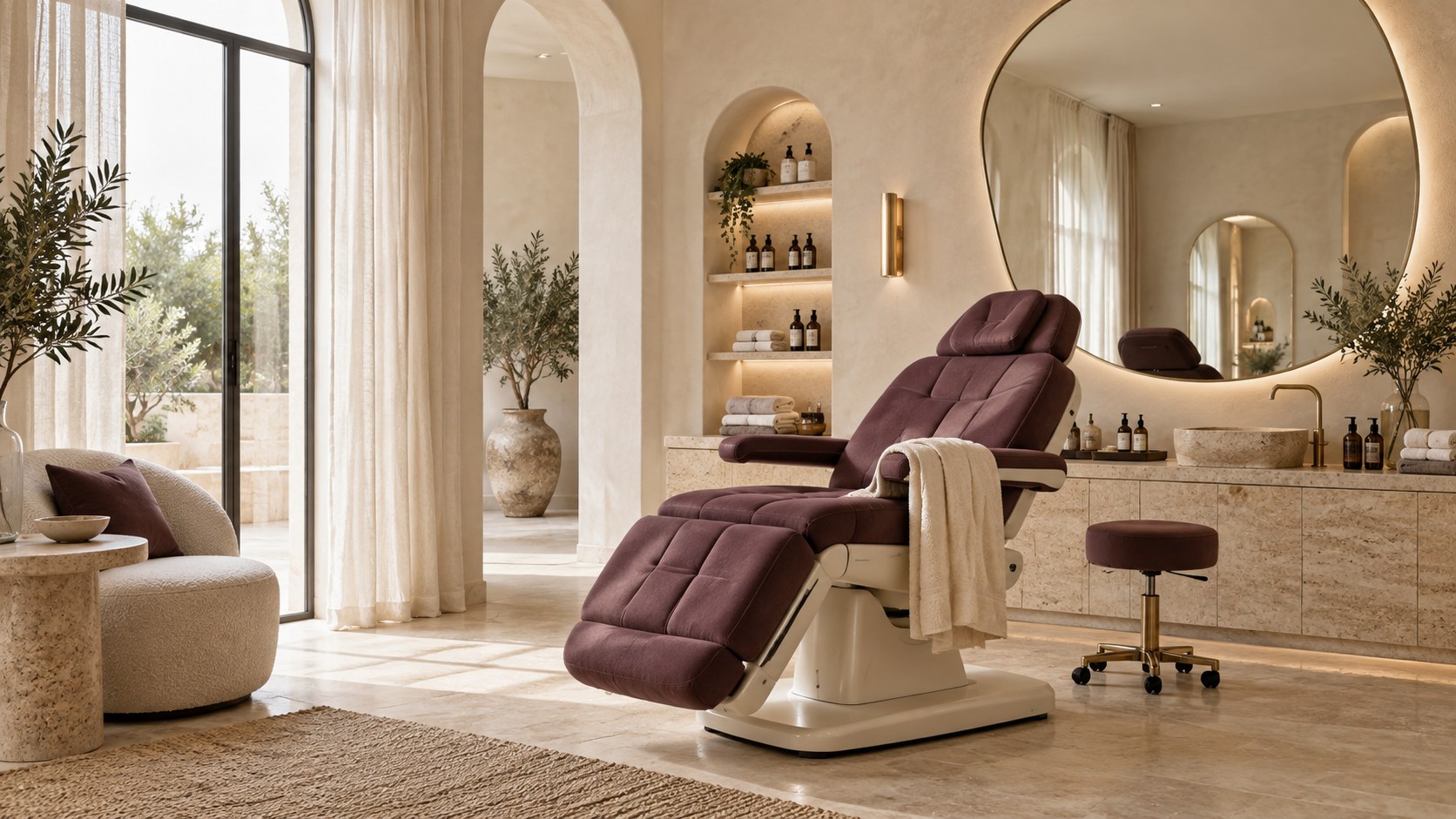 Salon aus dem Beauty Designkonzept